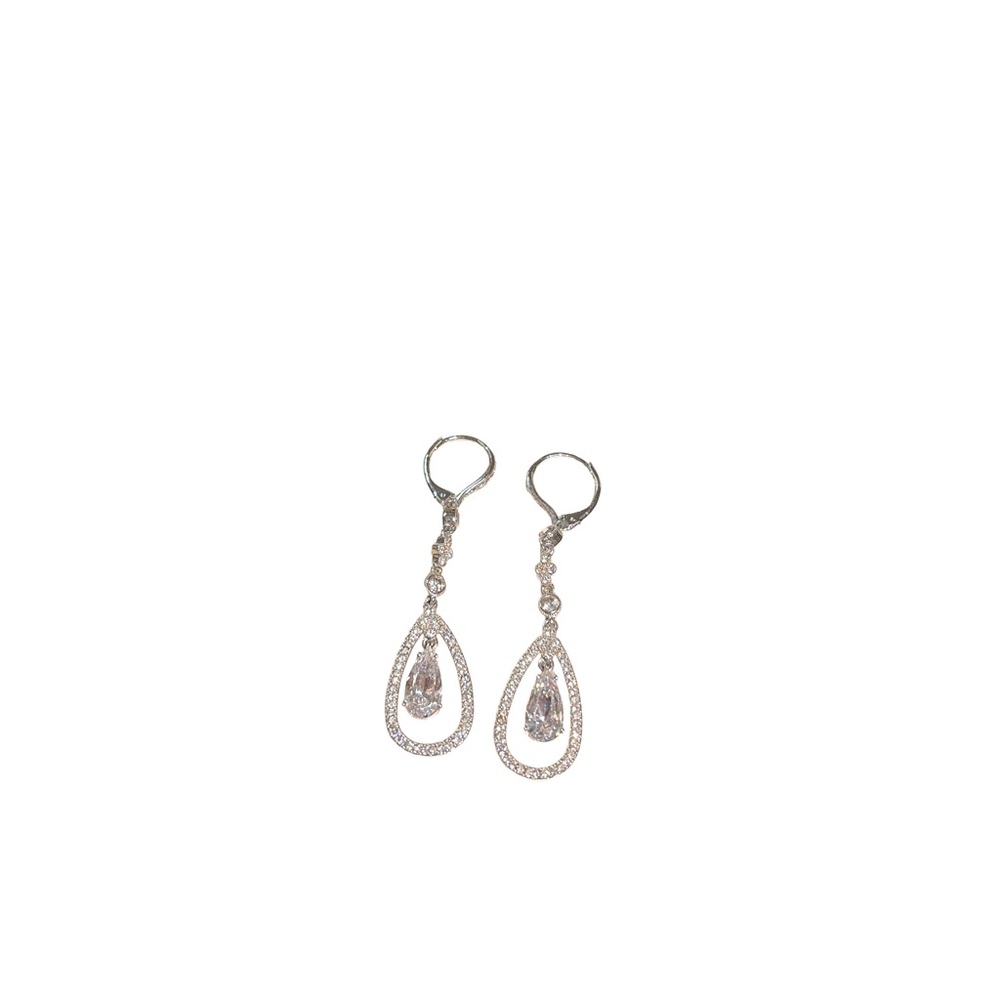 Elegant Silver‎ Drop Earrings